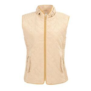 Miso Womens/Ladies Quilted Vest / Beige
